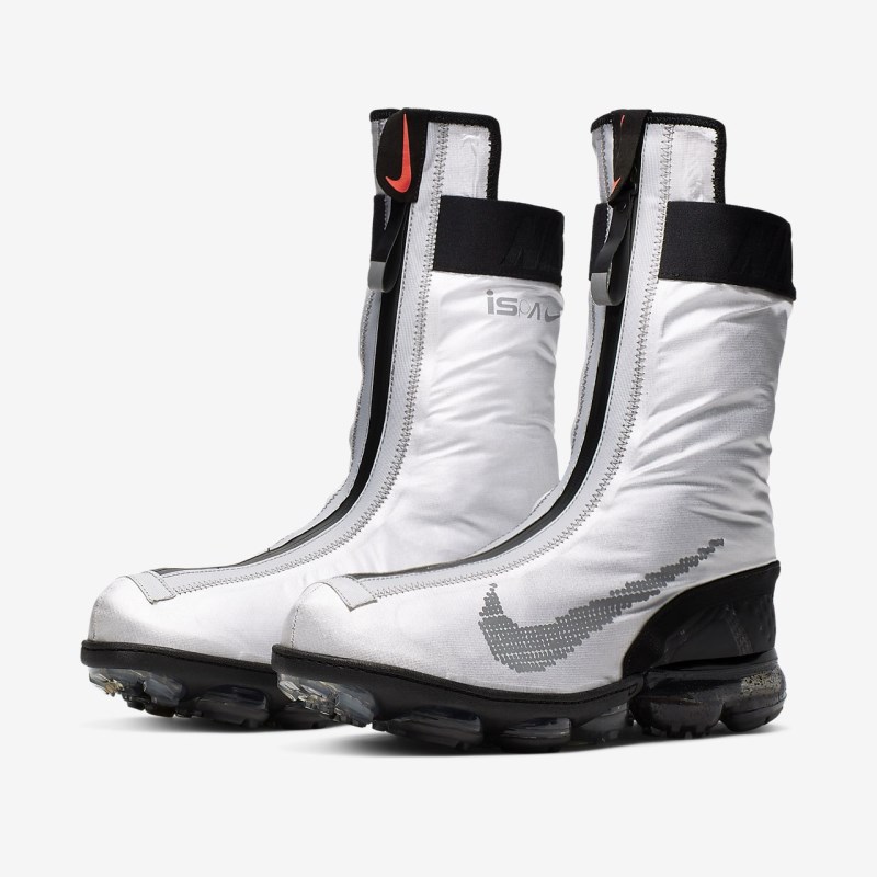 Nike エア VaporMax フライニット Gaiter ISPA メンズ スニーカー シルバー | UM5080-909