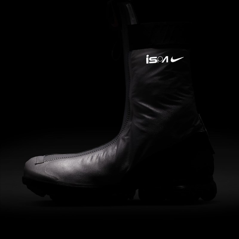 Nike エア VaporMax フライニット Gaiter ISPA メンズ スニーカー シルバー | UM5080-909