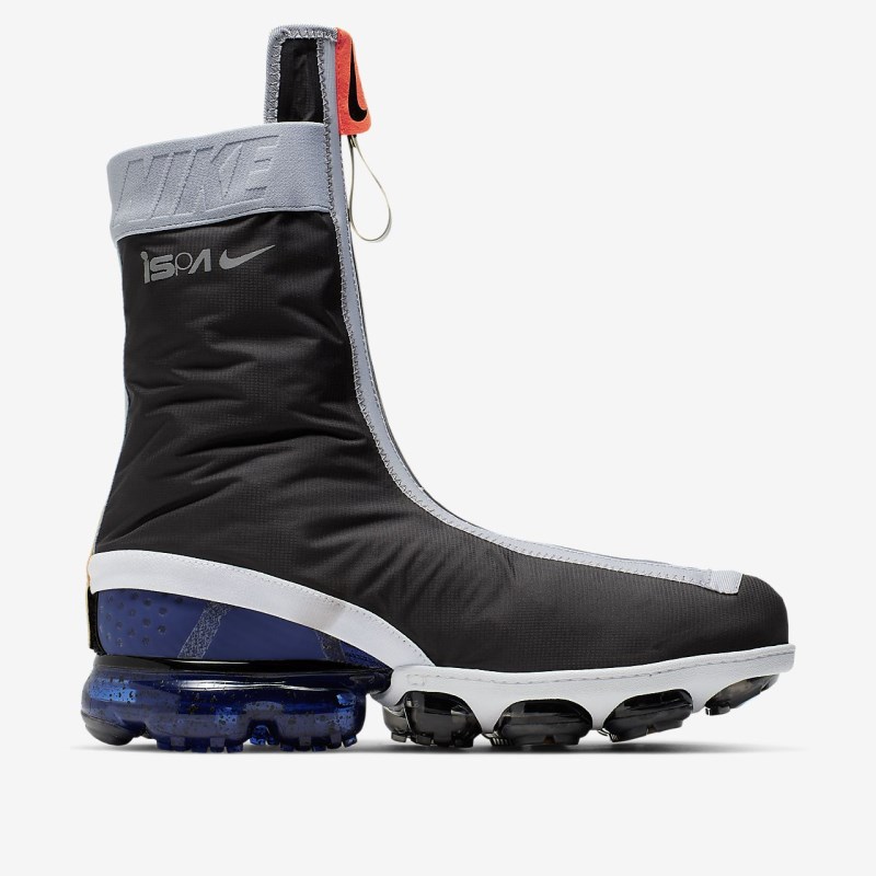 Nike エア VaporMax フライニット Gaiter ISPA レディース スニーカー 黒 | VB8809-042