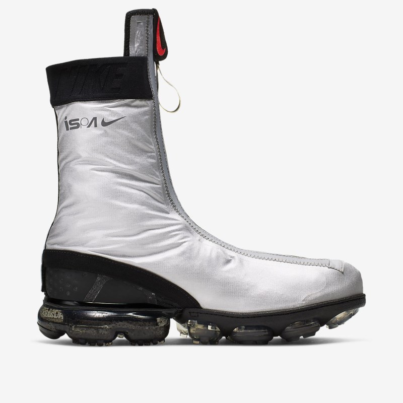 Nike エア VaporMax フライニット Gaiter ISPA レディース スニーカー シルバー | WJ2158-697