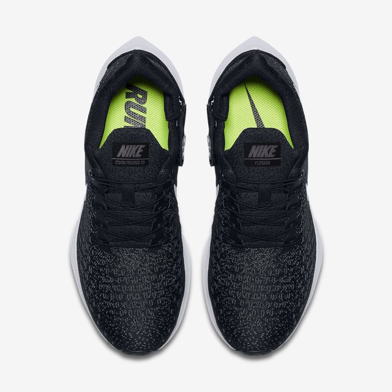 Nike エア ズーム ペガサス 35 FlyEase (ワイド) レディース ランニングシューズ 黒 | QT4133-194