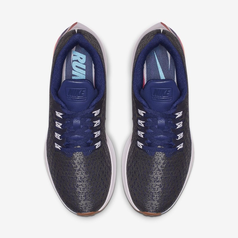 Nike エア ズーム ペガサス 35 プレミアム レディース ランニングシューズ 青 | TV8273-207