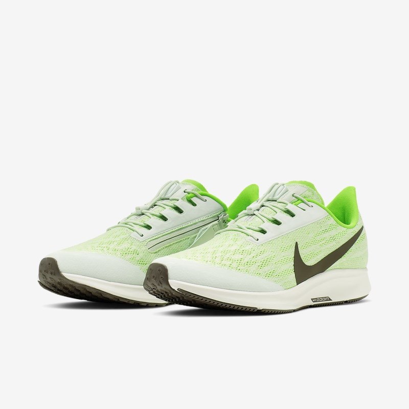 Nike エア ズーム ペガサス 36 FlyEase メンズ ランニングシューズ 緑 | KX0148-865