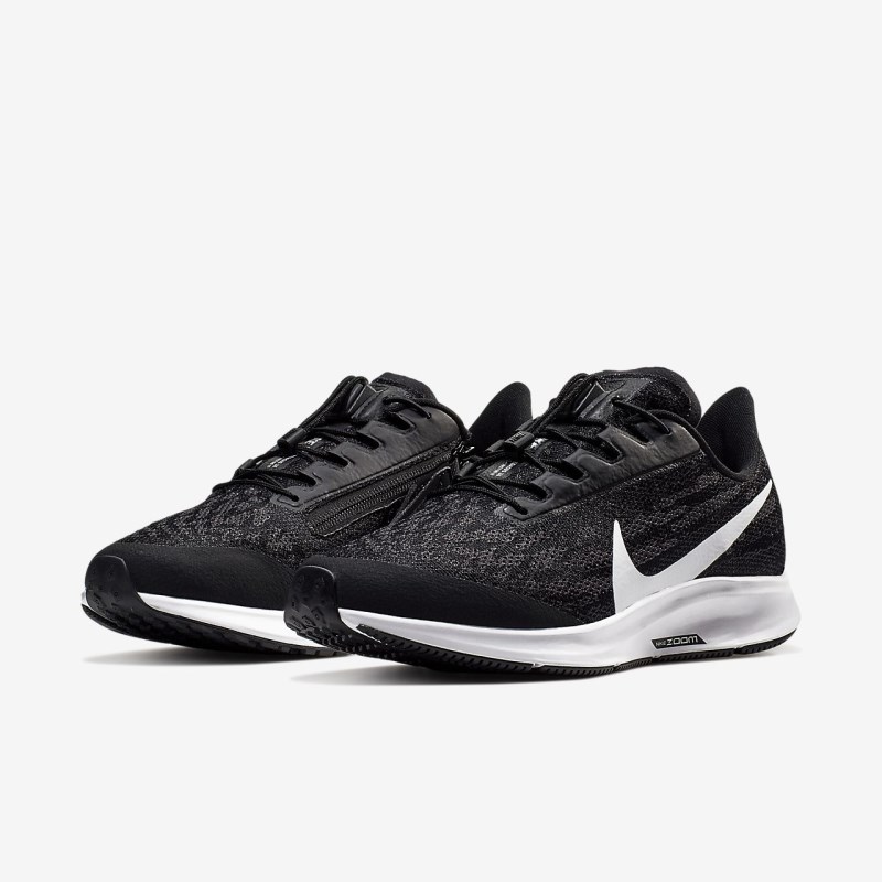 Nike エア ズーム ペガサス 36 FlyEase レディース ランニングシューズ 黒 | UI1609-280