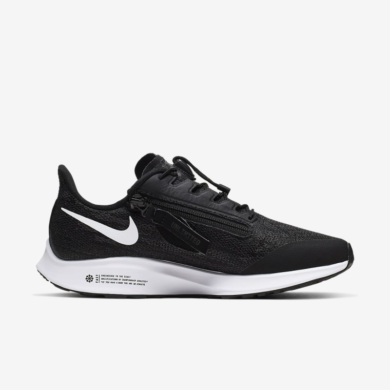 Nike エア ズーム ペガサス 36 FlyEase レディース ランニングシューズ 黒 | UI1609-280