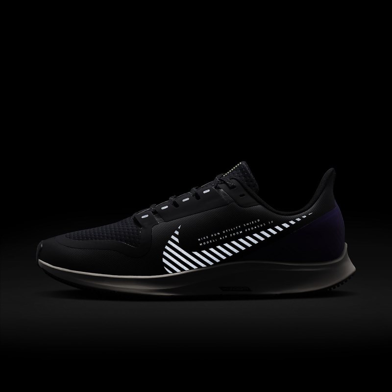Nike エア ズーム ペガサス 36 Shield メンズ ランニングシューズ 黒 | PD6024-920