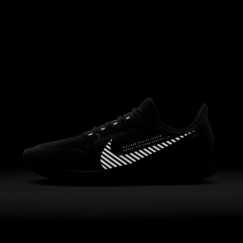 Nike エア ズーム ペガサス 36 Shield メンズ ランニングシューズ 黒 | SQ9550-114