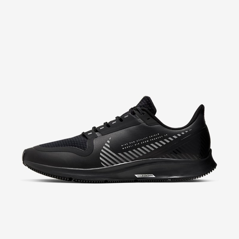 Nike エア ズーム ペガサス 36 Shield メンズ ランニングシューズ 黒 | SQ9550-114