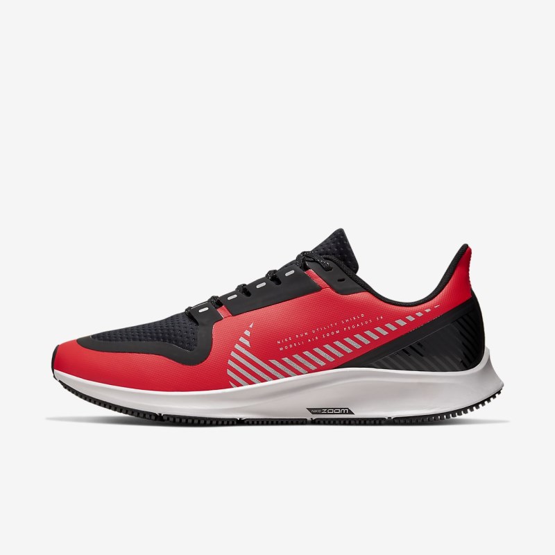 Nike エア ズーム ペガサス 36 Shield メンズ ランニングシューズ 赤 | YR1085-008