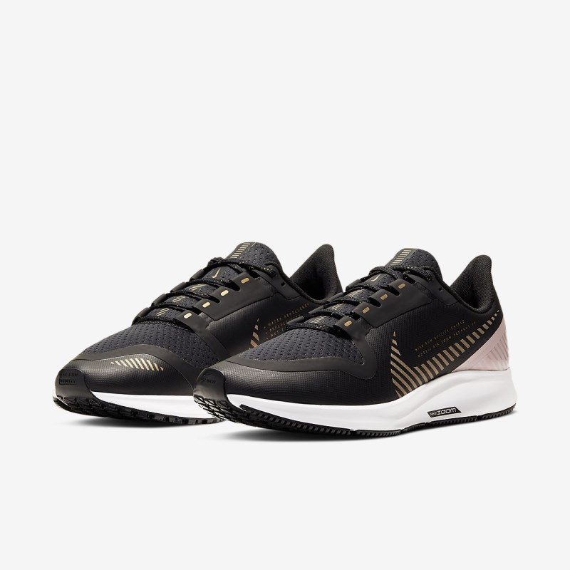 Nike エア ズーム ペガサス 36 Shield レディース ウォーキングシューズ 暗グレー | TU7633-692
