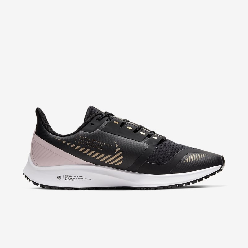 Nike エア ズーム ペガサス 36 Shield レディース ウォーキングシューズ 暗グレー | TU7633-692