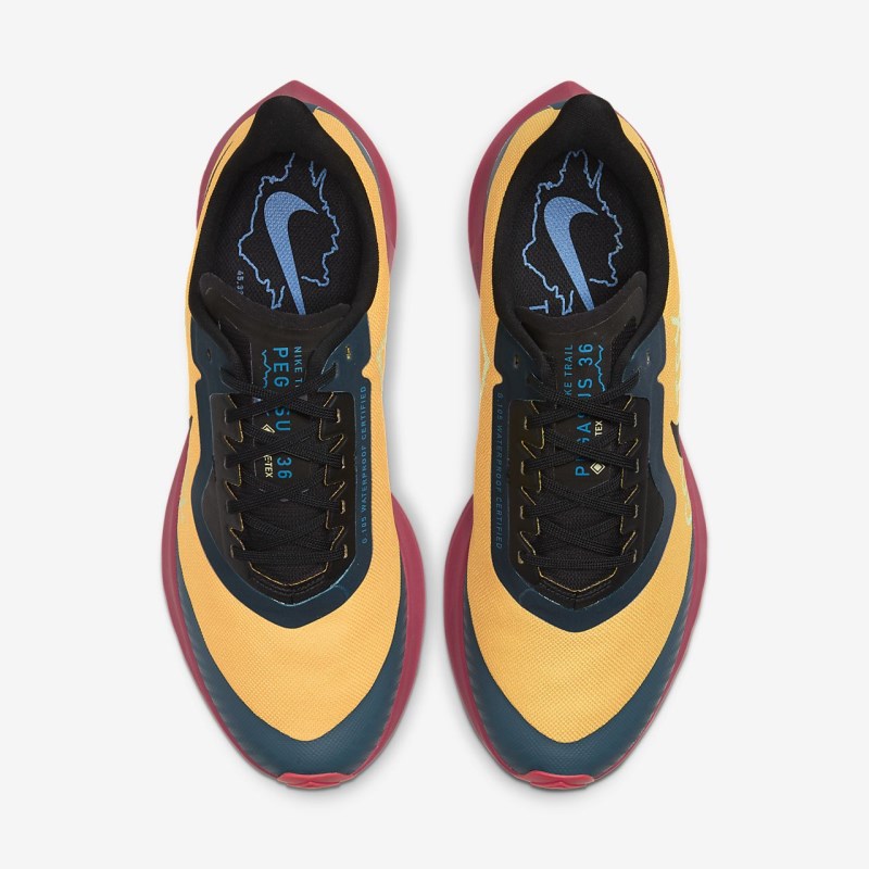 Nike エア ズーム ペガサス 36 トレイル GORE-TEX メンズ ランニングシューズ ゴールド | OD9150-439