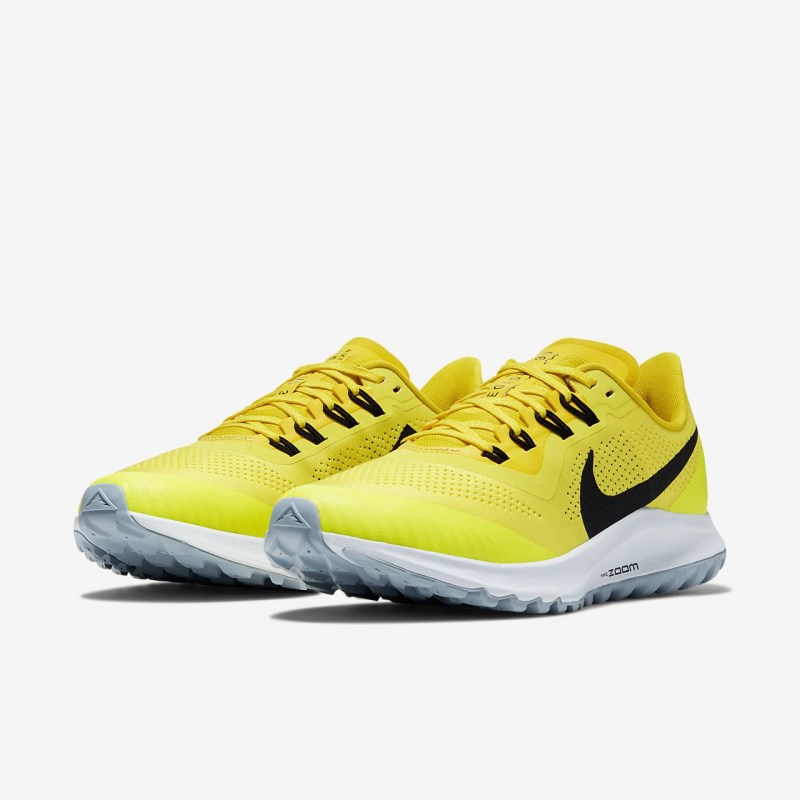 Nike エア ズーム ペガサス 36 トレイル レディース ランニングシューズ 黄色 | PO9224-952