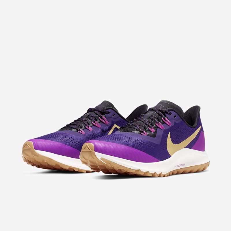 Nike エア ズーム ペガサス 36 トレイル レディース ランニングシューズ 紫 | VA7608-453