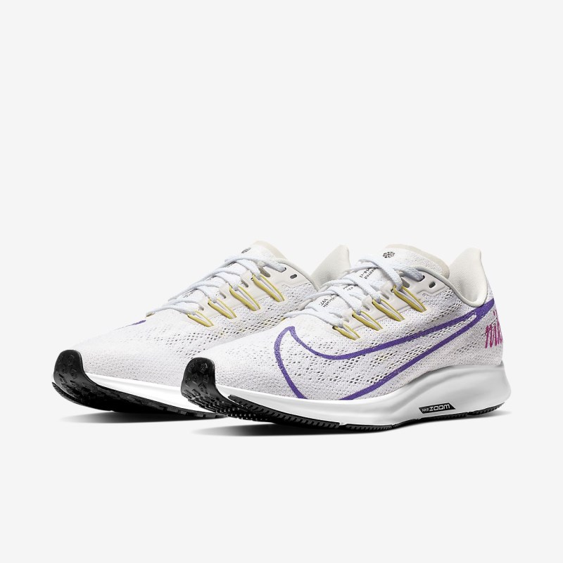 Nike エア ズーム ペガサス 36 レディース ランニングシューズ 白 | QZ0442-460