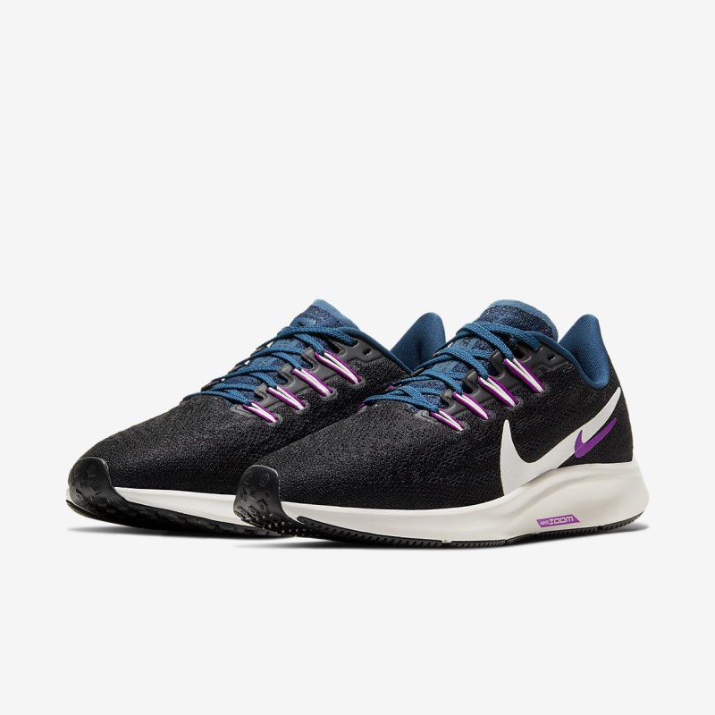 Nike エア ズーム ペガサス 36 レディース ランニングシューズ 黒 | GP4765-863