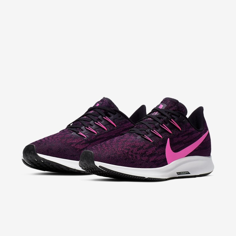 Nike エア ズーム ペガサス 36 レディース ランニングシューズ 黒 | ZE9581-017