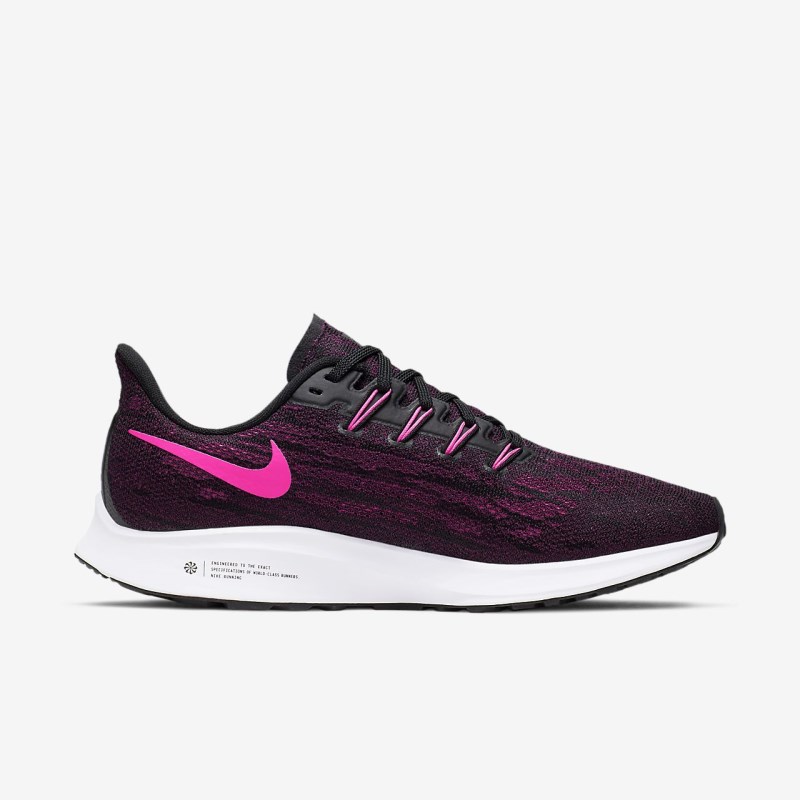 Nike エア ズーム ペガサス 36 レディース ランニングシューズ 黒 | ZE9581-017