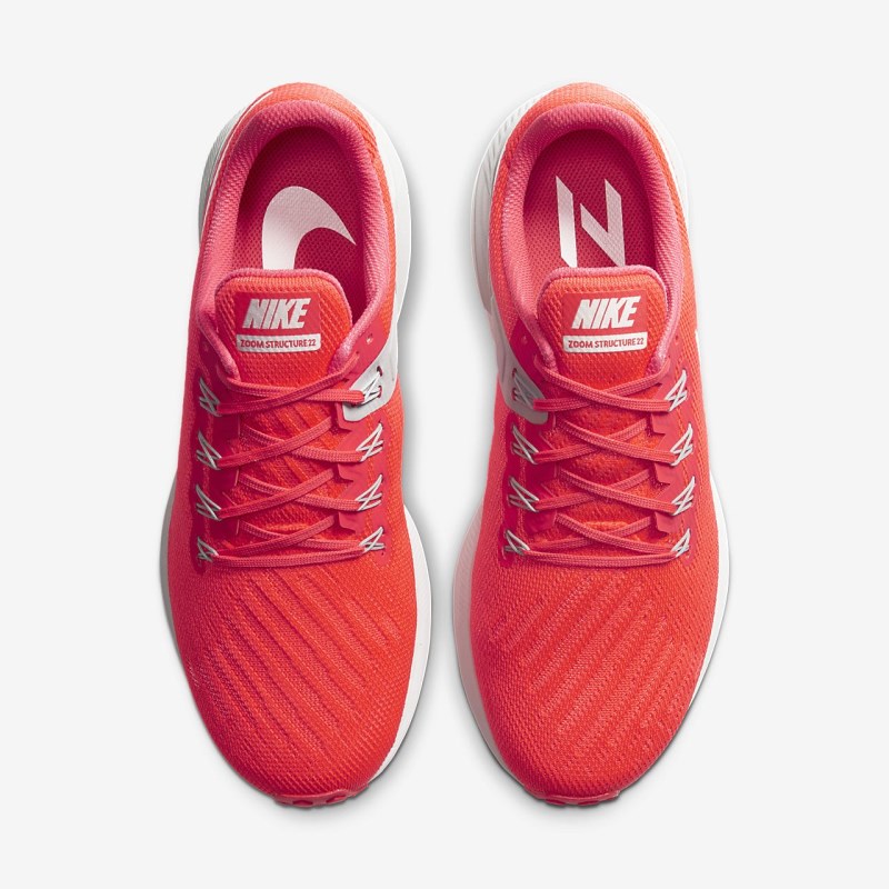 Nike エア ズーム 構造 22 メンズ ランニングシューズ 赤 | CL4857-158