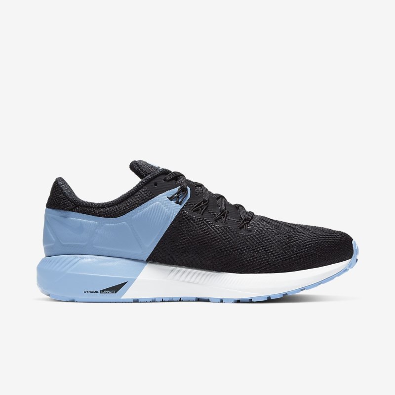 Nike エア ズーム 構造 22 レディース ランニングシューズ 黒 | JD8034-595