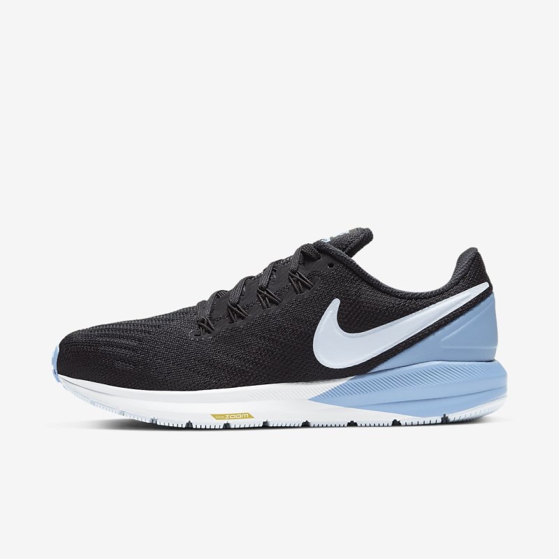 Nike エア ズーム 構造 22 レディース ランニングシューズ 黒 | JD8034-595