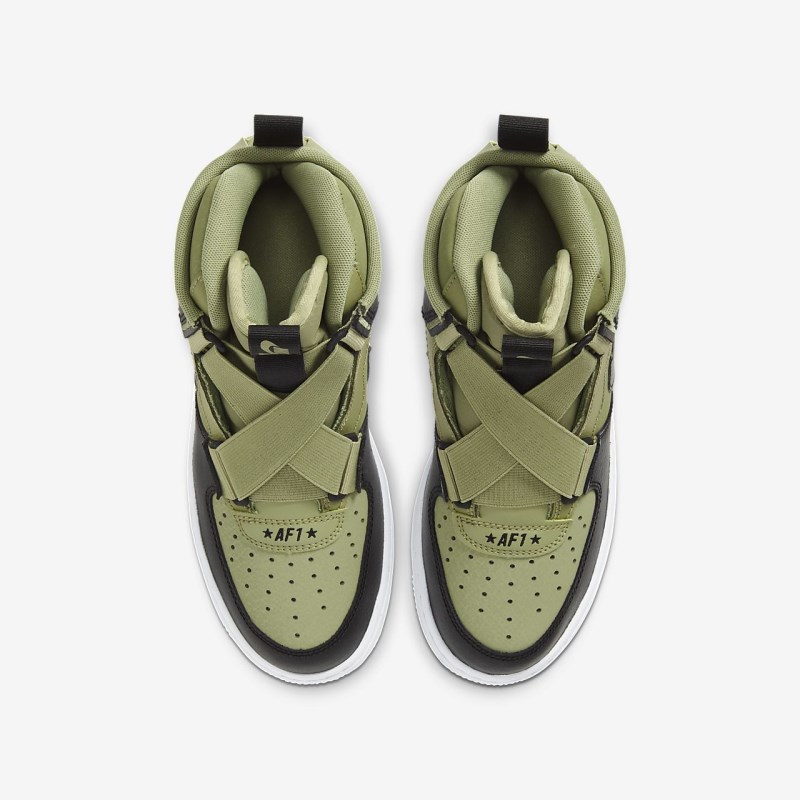 Nike エア フォース 1 Highness キッズ スニーカー オリーブ | TM1734-310