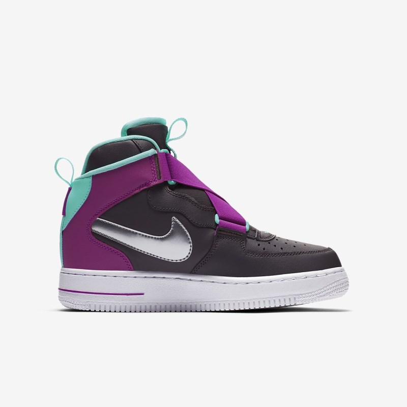 Nike エア フォース 1 Highness キッズ スニーカー グレー | RB5110-679