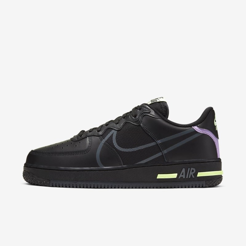 Nike エア フォース 1 React メンズ スニーカー 黒 | MD2126-409