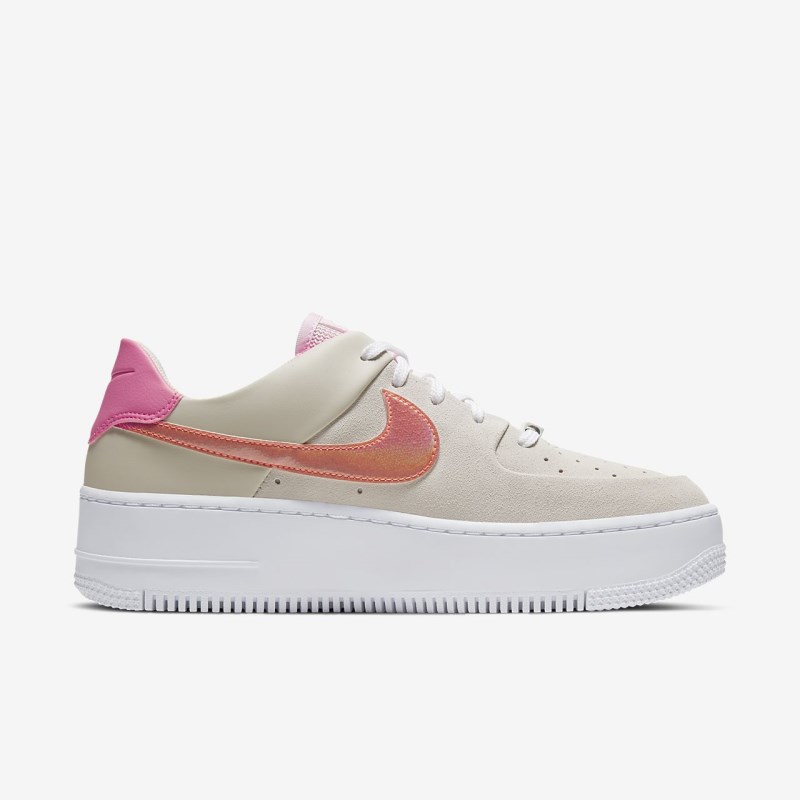 Nike エア フォース 1 Sage ロー キッズ スニーカー ベージュ | EY9234-532