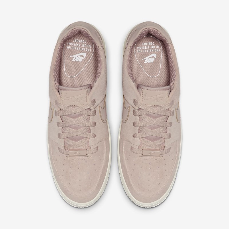 Nike エア フォース 1 Sage ロー キッズ スニーカー ベージュ | SS3887-910