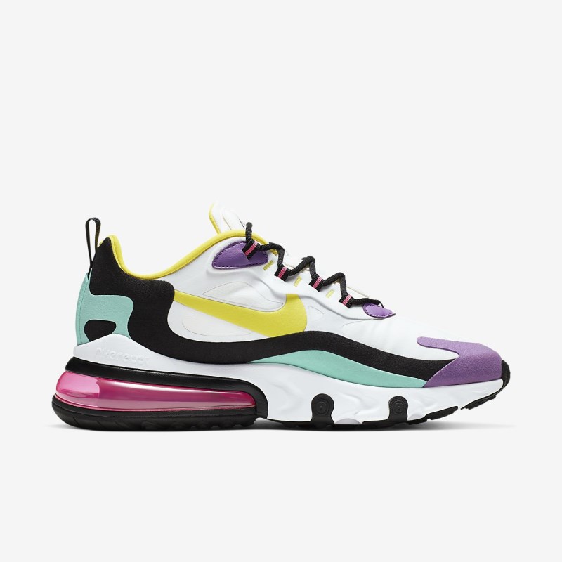 Nike エア マックス 270 React (Geometric Abstract) メンズ スニーカー 白 | JD1595-430