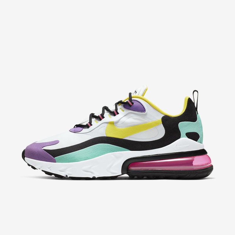 Nike エア マックス 270 React (Geometric Abstract) メンズ スニーカー 白 | JD1595-430