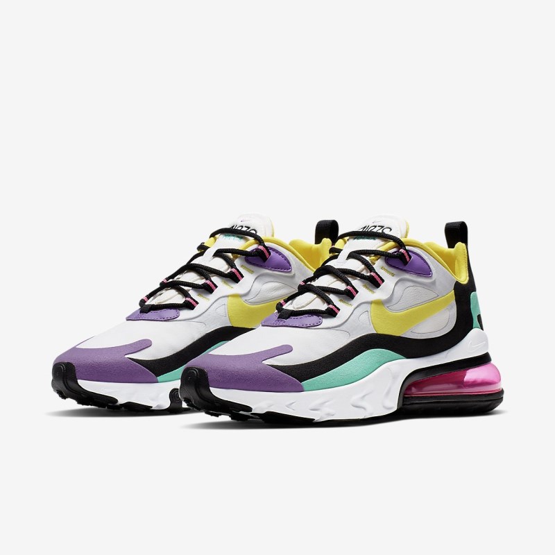 Nike エア マックス 270 React (Geometric Abstract) レディース スニーカー 白 | UG4292-144