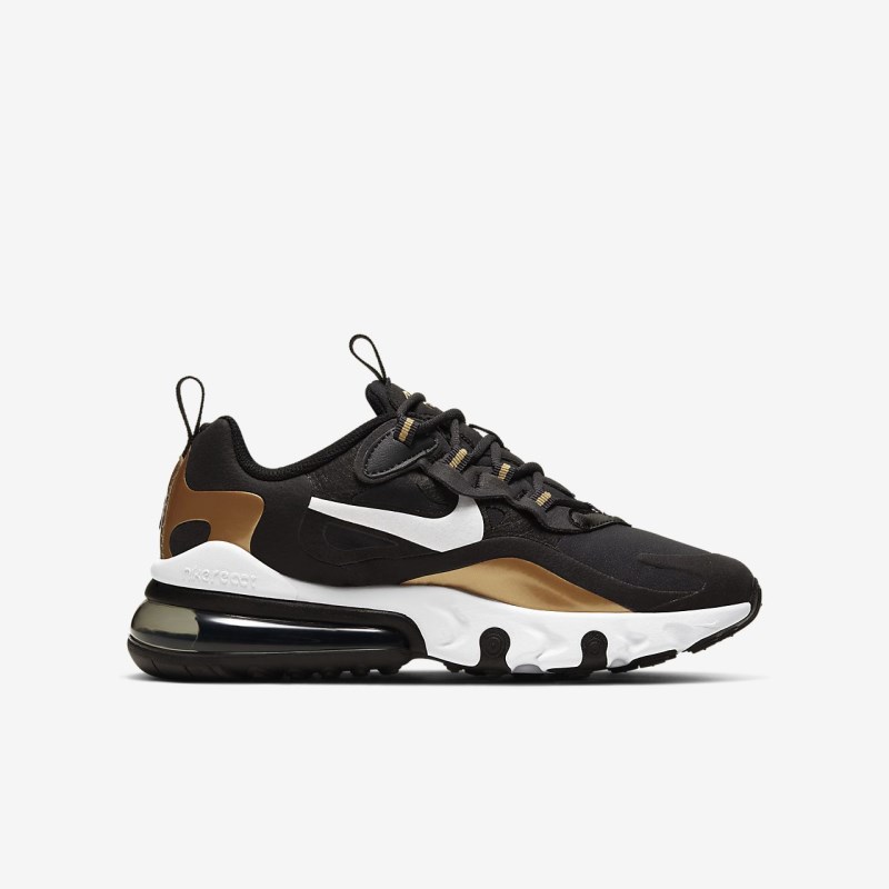Nike エア マックス 270 React キッズ スニーカー 暗グレー | ZJ4835-830