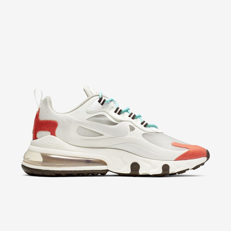 Nike エア マックス 270 React (ミッドカット-Century) レディース スニーカー ライトベージュ | JK2720-007