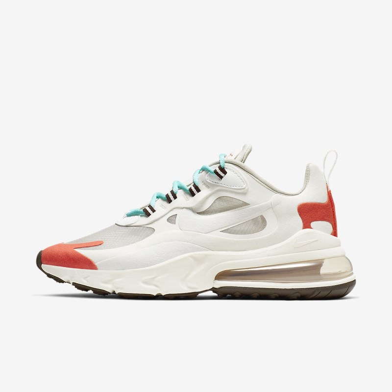 Nike エア マックス 270 React (ミッドカット-Century) レディース スニーカー ライトベージュ | JK2720-007