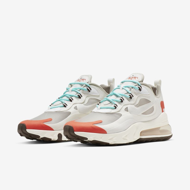 Nike エア マックス 270 React (ミッドカット-Century Art) メンズ スニーカー ライトベージュ | UY8245-983