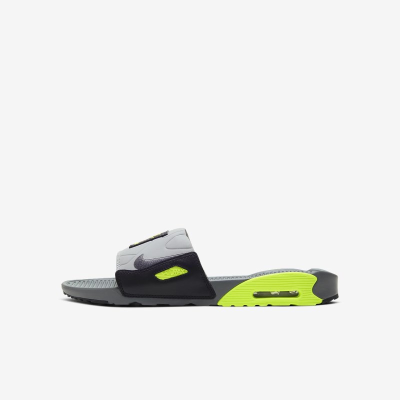 Nike エア マックス 90 メンズ スライドサンダル グレー | NS0724-626