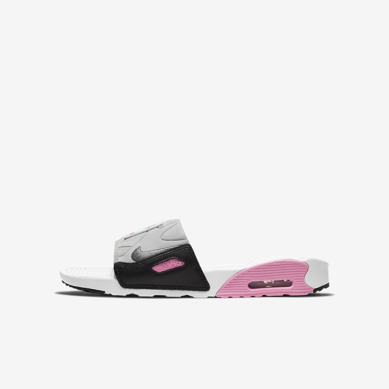 Nike エア マックス 90 レディース スライドサンダル 白 | TB9133-171