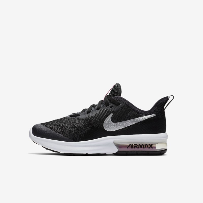 Nike エア マックス シークエント 4 キッズ スニーカー 黒 | JW3666-248