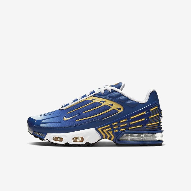Nike エア マックス プラス 3 キッズ スニーカー 青 | OE9064-477