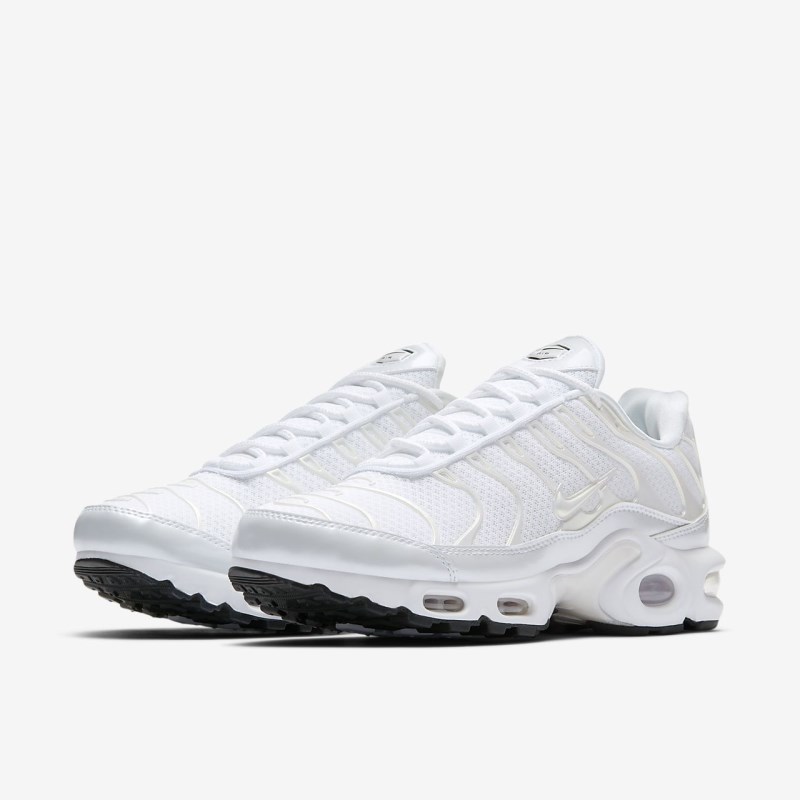 Nike エア マックス プラス プレミアム レディース スニーカー 白 | VZ1748-890