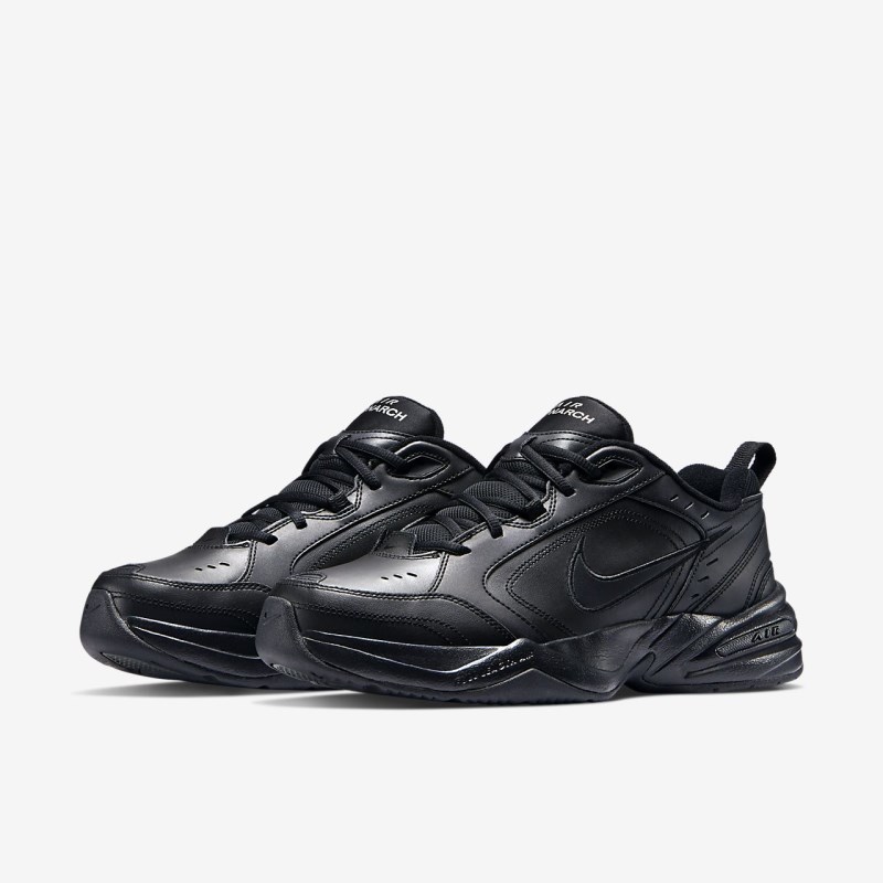 Nike エア モナーク IV レディース ウォーキングシューズ 黒 | YS1145-779