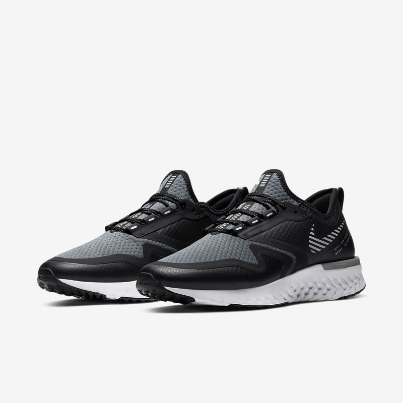 Nike オデッセイ React Shield 2 メンズ ランニングシューズ 黒 | NH1716-585