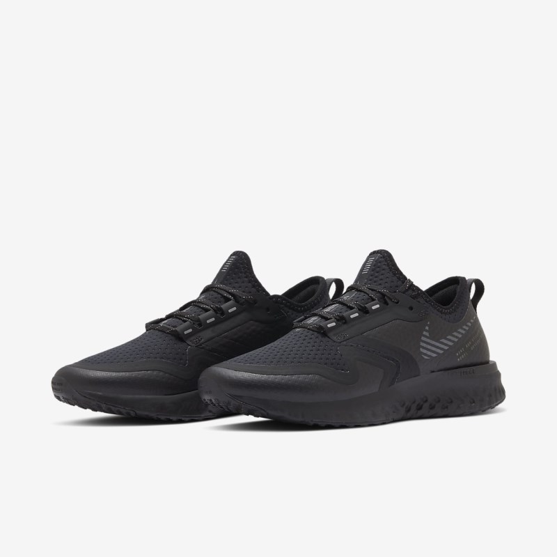 Nike オデッセイ React Shield 2 レディース ランニングシューズ 黒 | LM2724-809
