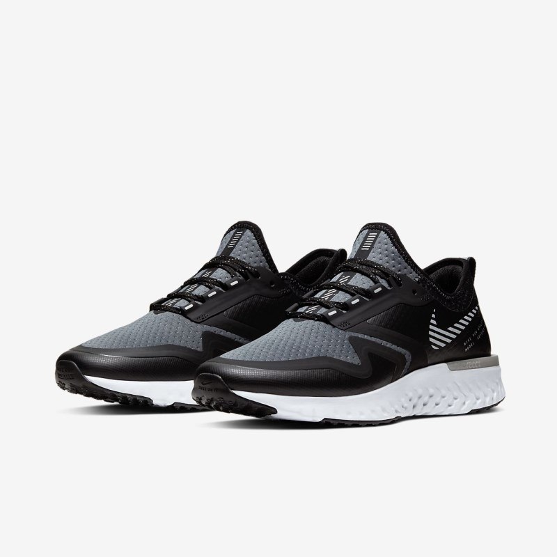 Nike オデッセイ React Shield 2 レディース ランニングシューズ 黒 | VR4482-903