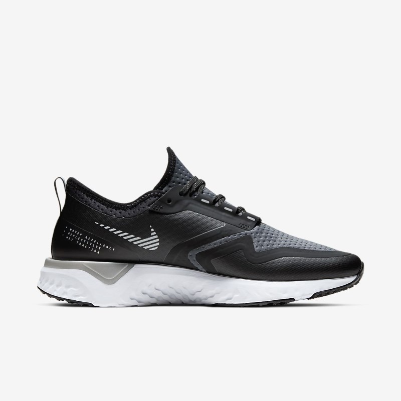 Nike オデッセイ React Shield 2 レディース ランニングシューズ 黒 | VR4482-903