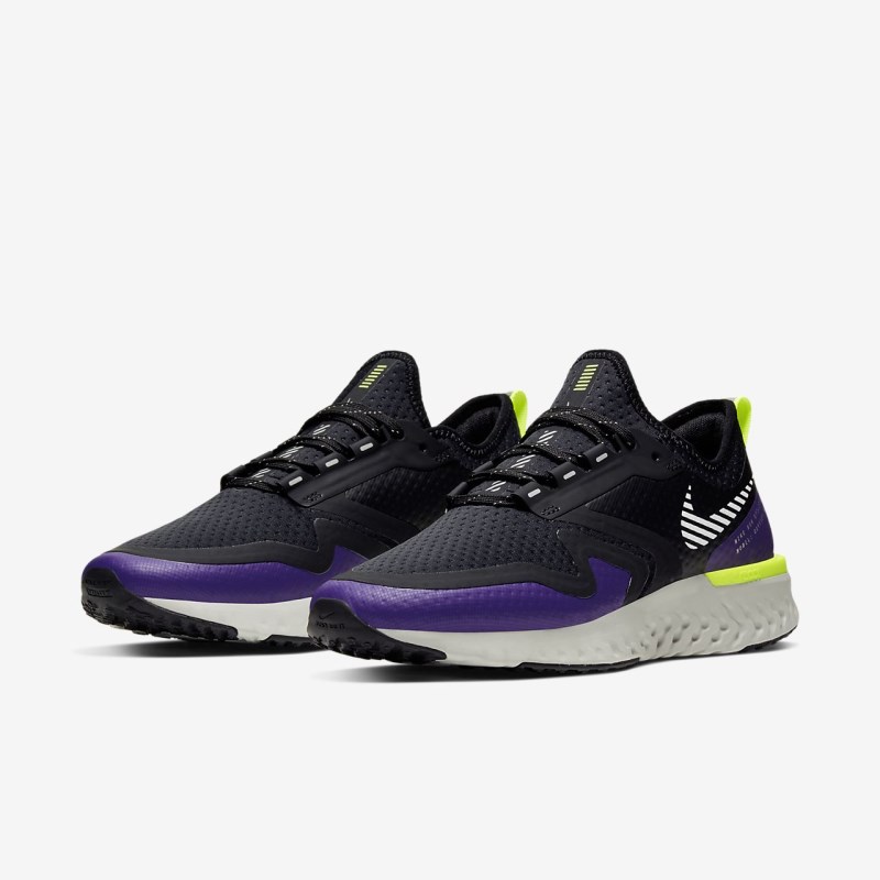 Nike オデッセイ React Shield 2 レディース ランニングシューズ 黒 | VZ5509-344