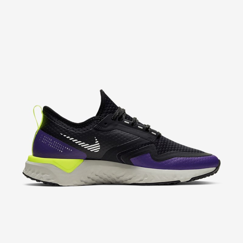 Nike オデッセイ React Shield 2 レディース ランニングシューズ 黒 | VZ5509-344