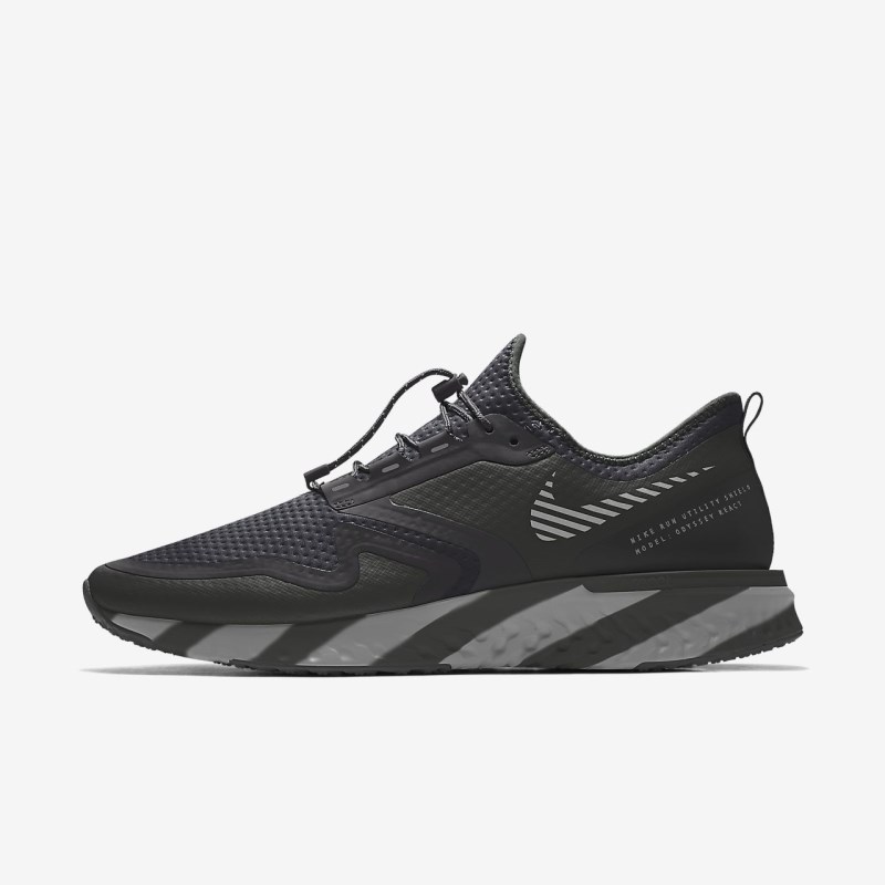 Nike オデッセイ React Shield メンズ ランニングシューズ 黒 | RY1309-950
